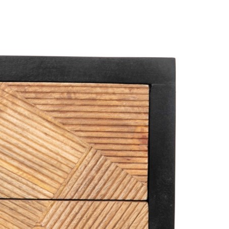 mesita madera mango-metal 55x40x58 cm