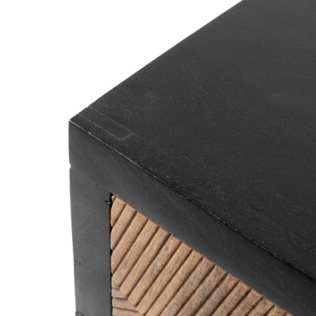 mesita madera mango-metal 48x38x55 cm