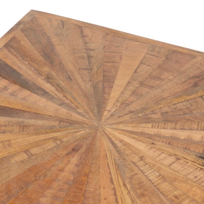 mesa centro madera mango-metal 120x60x45 cm