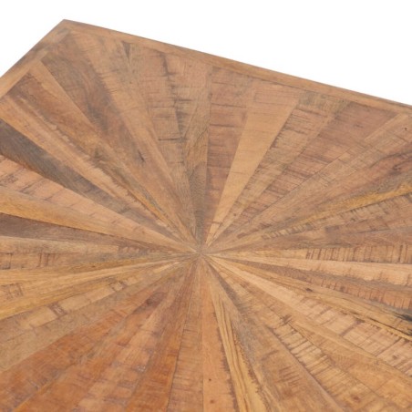 mesa centro madera mango-metal 120x60x45 cm