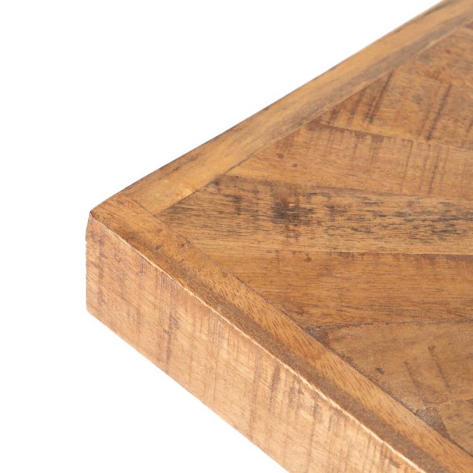 mesa centro madera mango-metal 120x60x45 cm