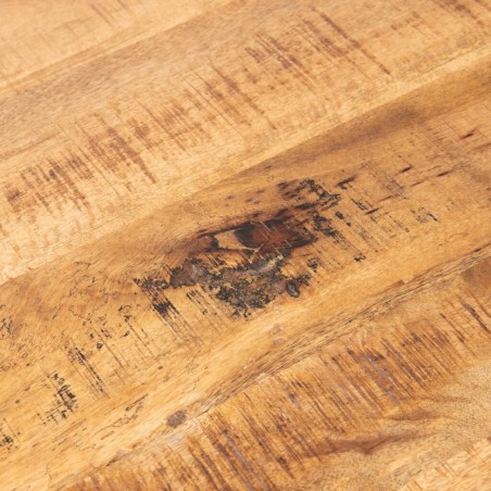 mesa comedor madera mango-metal 180x90x76 cm