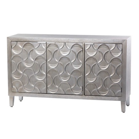 aparador madera champagne 3 puertas 140x40x83 cm