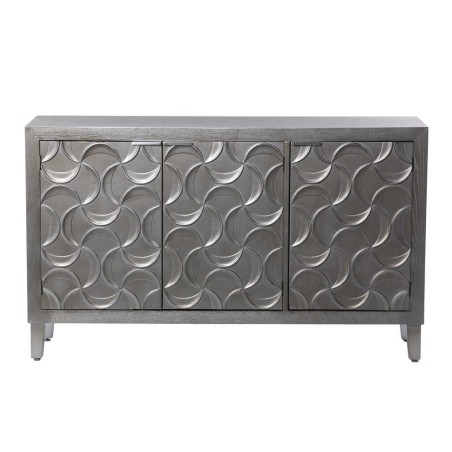 aparador madera champagne 3 puertas 140x40x83 cm