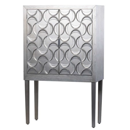 cabinet alto madera champagne 100x45x160 cm