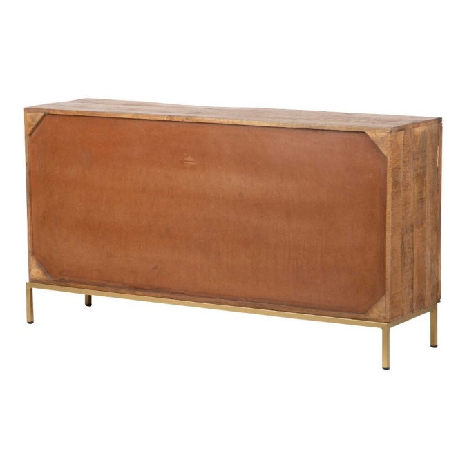 aparador madera mango-metal 150x40x85 cm