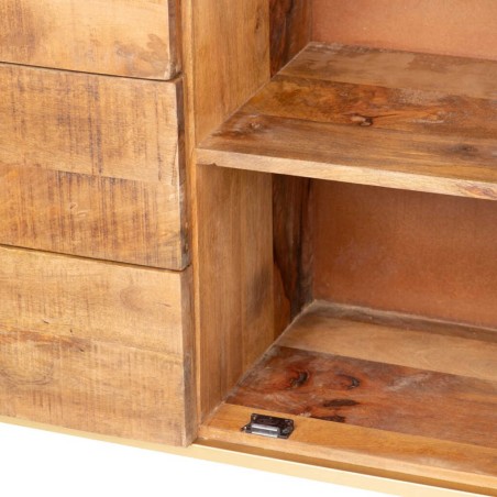 aparador madera mango-metal 150x40x85 cm