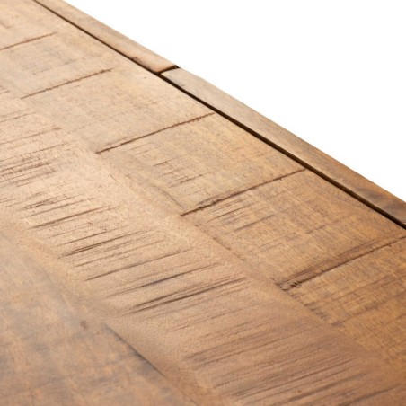 consola madera mango-metal 100x35x90 cm