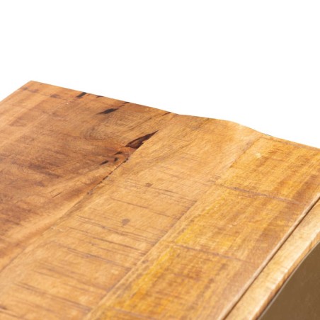 consola madera mango-metal 100x35x90 cm