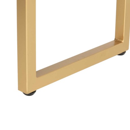 consola madera mango-metal 100x35x90 cm