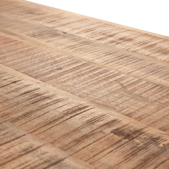 mesa centro madera mango-metal 110x60x40 cm