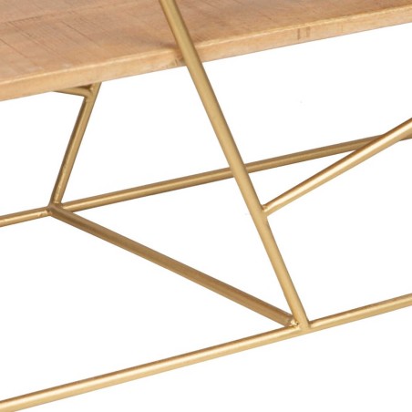 consola madera mango-metal 120x35x80 cm