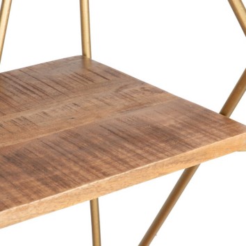 estanteria madera mango-metal 90x35x180 cm 2