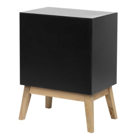 mesita madera talla 2 cajones 45x30x60 cm