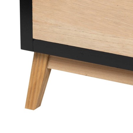 comoda madera talla 3 cajones 80x34x76 cm