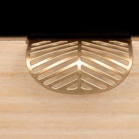 comoda madera talla 3 cajones 80x34x76 cm