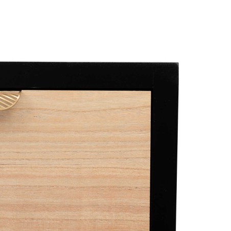 comoda madera talla 3 cajones 80x34x76 cm