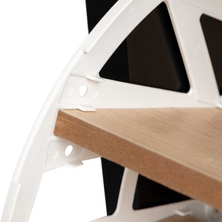 zapatero madera talla 85x30x110 cm