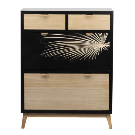 zapatero madera talla 85x30x110 cm