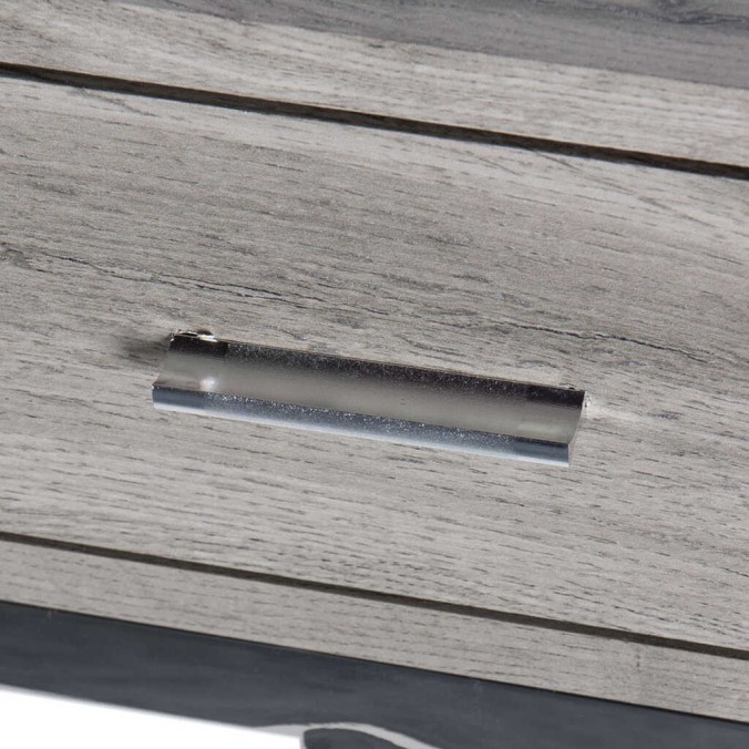 consola inox. mdf. 120x40x78 cm