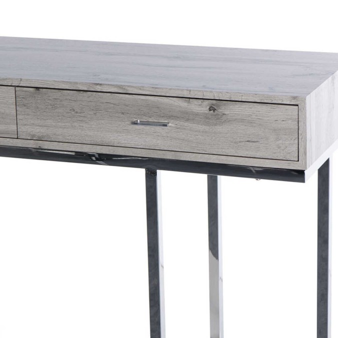 consola inox. mdf. 120x40x78 cm