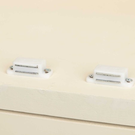 vitrina paulownia-mdf blanco-natural 90x35x180 cm