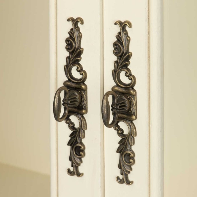 vitrina paulownia-mdf blanco-natural 90x35x180 cm