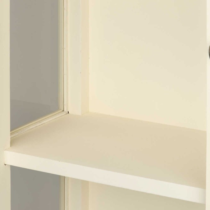 vitrina paulownia-mdf blanco-natural 90x35x180 cm