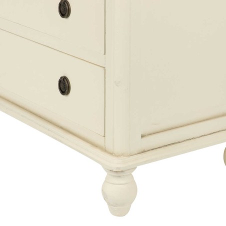 vitrina paulownia-mdf blanco-natural 90x35x180 cm