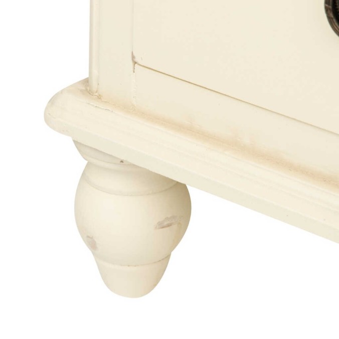 vitrina paulownia-mdf blanco-natural 90x35x180 cm