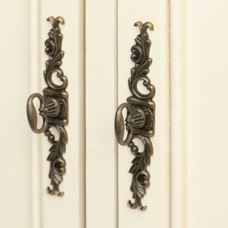 aparador paulownia-mdf blanco-natural 120x39x90 cm