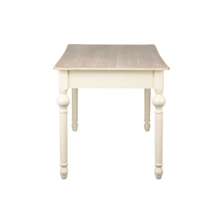 mesa comedor paulownia blanco-natural 160x80x80 cm