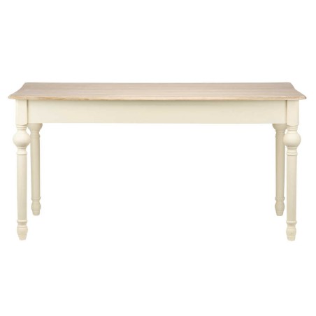 mesa comedor paulownia blanco-natural 160x80x80 cm