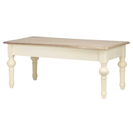 mesa centro paulownia blanco-natural 119x60x50 cm