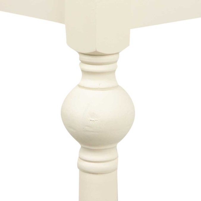 consola paulownia-mdf blanco-natural 90x40x80 cm