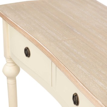 consola paulownia-mdf blanco-natural 90x40x80 cm 2