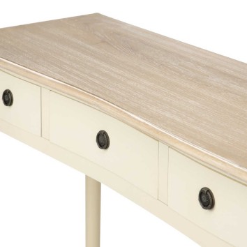 consola paulownia-mdf blanco-natural 110x40x80 cm 2