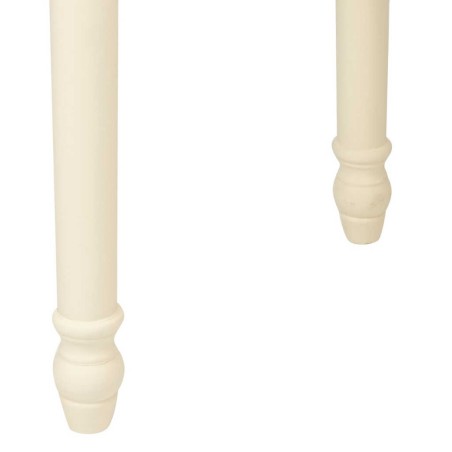 consola paulownia-mdf blanco-natural 110x40x80 cm