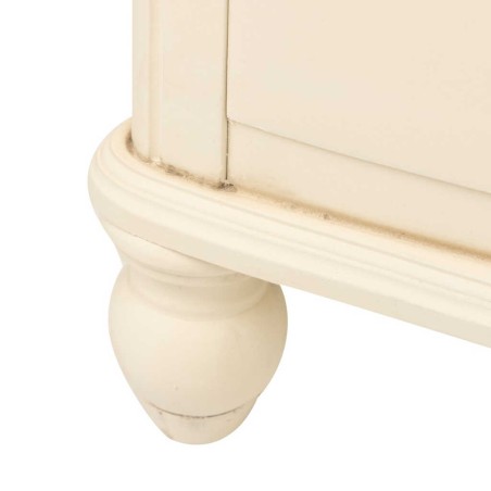 mesita paulownis-mdf blanco-natural 47x34x64 cm