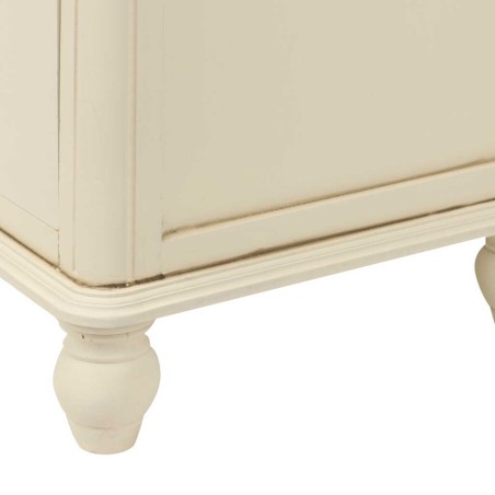 comoda paulownia-mdf blanco-natural 99x40x85 cm