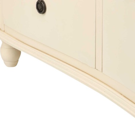 comoda paulownia-mdf blanco-natural 99x40x85 cm