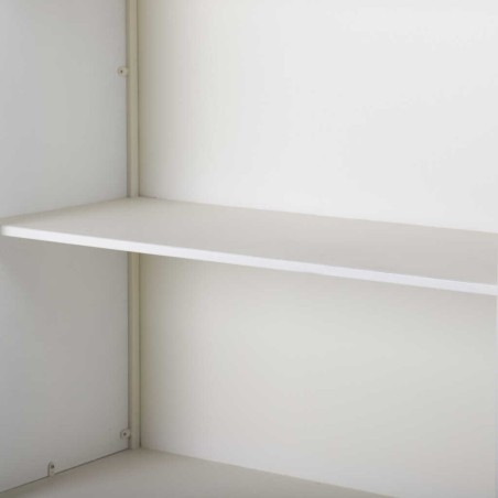 cabinet metal y madera tallado 85x38x175 cm