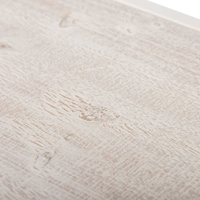 librero metal y madera tallada 84x35x200 cm