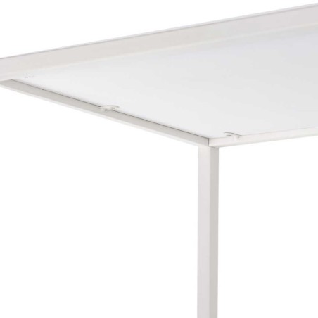 librero metal y madera tallada 84x35x200 cm