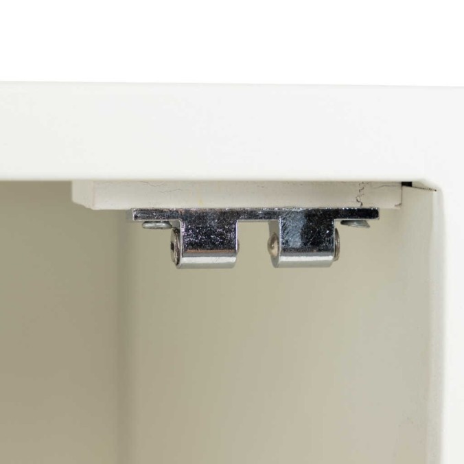 aparador metal y madera tallada 120x35x80 cm