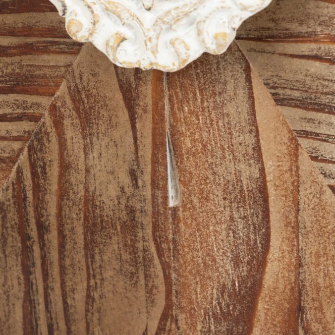 aparador metal y madera tallada 120x35x80 cm