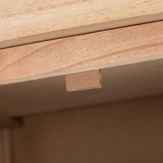 comoda madera natural 3 cj. 40x30x62,5 cm