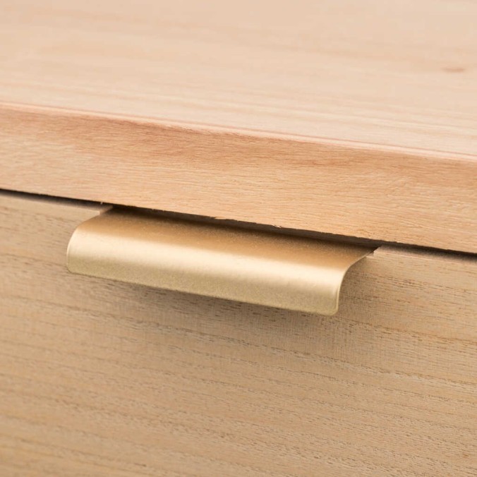 comoda madera natural 3 cj. 80x40x82 cm