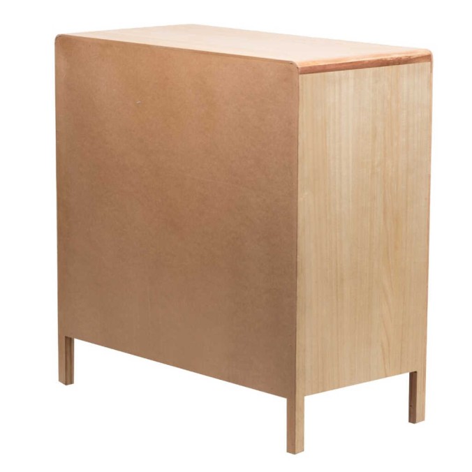 comoda madera natural 3 cj. 80x40x82 cm