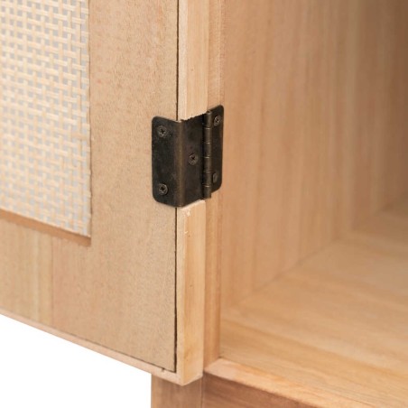 comoda madera natural 1p.-4 cj. 80x40x82 cm